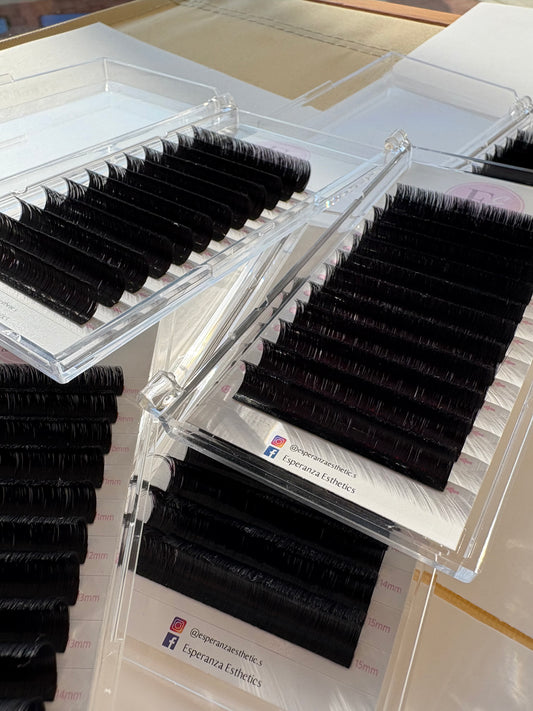 .07 D curl EE Easy Fan Lashes